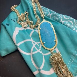 Beautiful turquoise Kendra Scott necklace